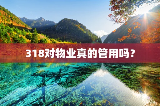 318对物业真的管用吗？