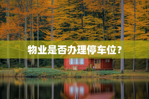 物业是否办理停车位？