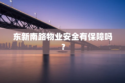 东新南路物业安全有保障吗？
