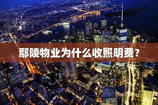 鄢陵物业为什么收照明费？
