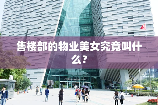 售楼部的物业美女究竟叫什么？