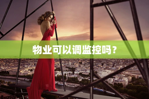 物业可以调监控吗？