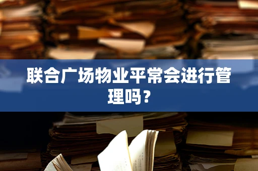 联合广场物业平常会进行管理吗？