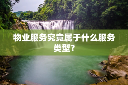 物业服务究竟属于什么服务类型？