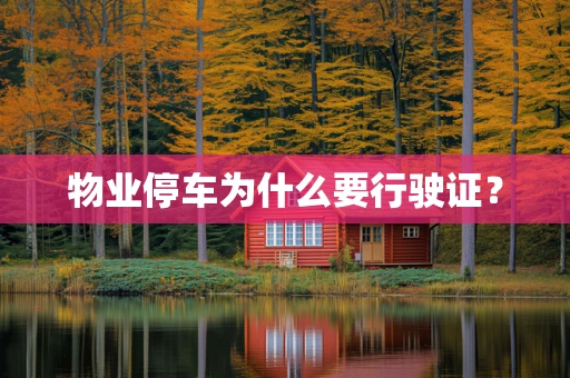 物业停车为什么要行驶证？