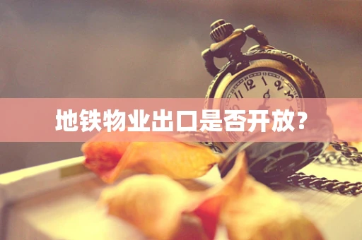 地铁物业出口是否开放？