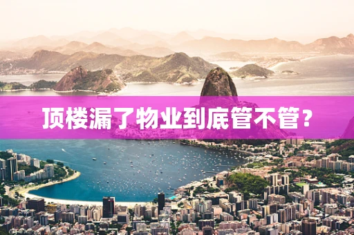 顶楼漏了物业到底管不管？