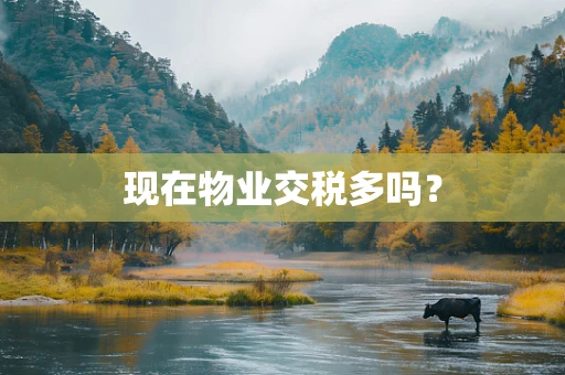 现在物业交税多吗？