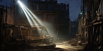 物业晚上施工可以报警吗？