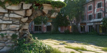 庭院墙裂物业真的不管吗？