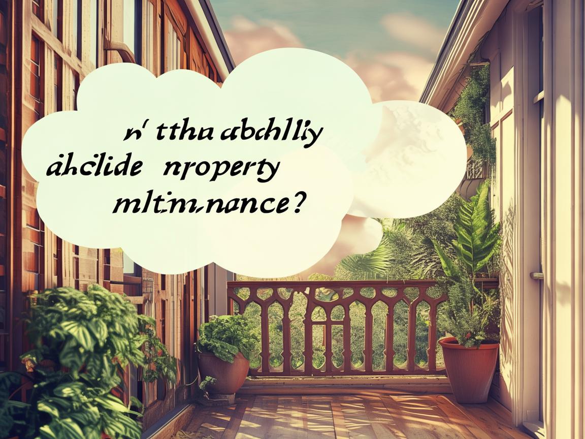 阳台算物业维修的范围吗？